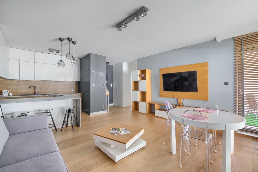Poznan Grafitowa Modern Apartment 外观 照片